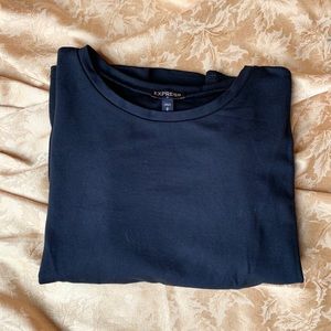 Black Wrap-Style Top